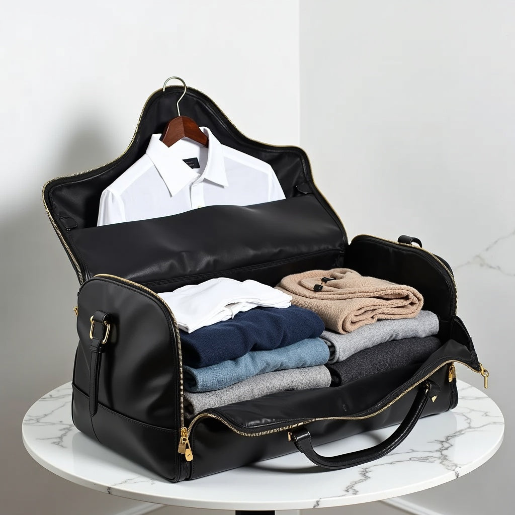 Folding suit bag large capacity